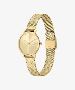 Montre 2 Aiguilles Suzanne Maille Ip Or Jaune | Lacoste Flash Sale