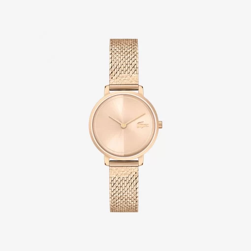 Montre 2 Aiguilles Suzanne Maille Ip Or Rose | Lacoste Flash Sale