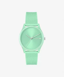 Montre 3 Aiguilles Crocodelle Silicone Turquoise | Lacoste New