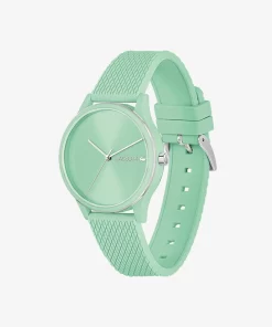 Montre 3 Aiguilles Crocodelle Silicone Turquoise | Lacoste New