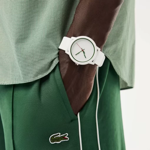 Montre 3 Aiguilles Crocodile .12.12 Silicone | Lacoste New