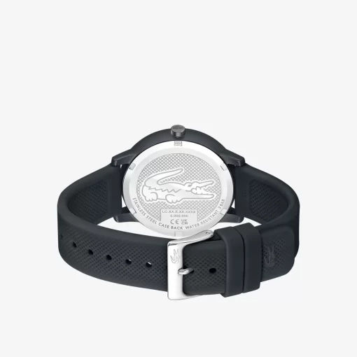 Montre 3 Aiguilles .12.12 Silicone Noir | Lacoste New