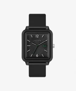 Montre 3 Aiguilles .12.12 Studio Silicone Noir | Lacoste Online