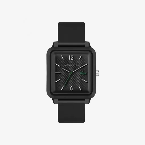 Montre 3 Aiguilles .12.12 Studio Silicone Noir | Lacoste Online