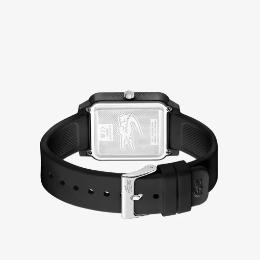 Montre 3 Aiguilles .12.12 Studio Silicone Noir | Lacoste Online