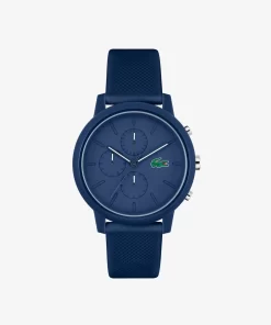 Montre Chrono .12.12 Silicone Bleu | Lacoste Online