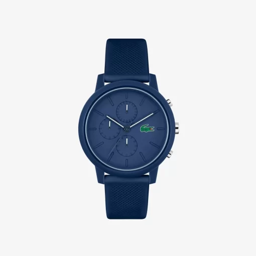 Montre Chrono .12.12 Silicone Bleu | Lacoste Online