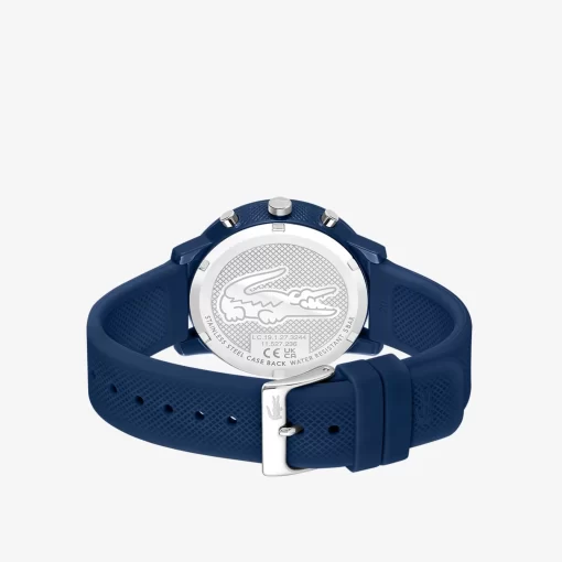 Montre Chrono .12.12 Silicone Bleu | Lacoste Online