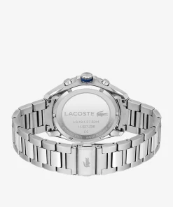 Montre Chronographe Tiebreaker Noire Avec Bracelet En Acier Inoxydable | Lacoste Cheap