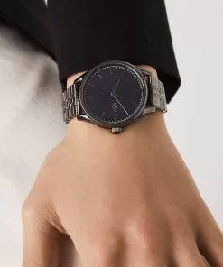 Montre Homme 3 Aiguilles Vienna En Acier Noir | Lacoste Best Sale