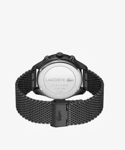 Montre Homme Chronographe Boston En Acier Noir | Lacoste Flash Sale