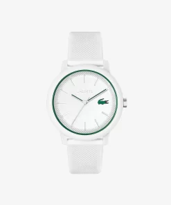 Montre Homme .12.12 Avec Bracelet En Silicone Blanc | Lacoste Cheap