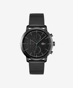 Montre Homme Replay Avec Bracelet En Cuir Noir | Lacoste Store