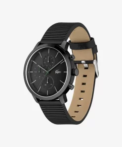 Montre Homme Replay Avec Bracelet En Cuir Noir | Lacoste Store