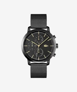 Montre Homme Replay En Acier Noir | Lacoste Clearance