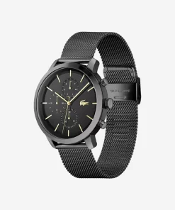 Montre Homme Replay En Acier Noir | Lacoste Clearance