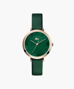 Montre Geneva Bracelet En Cuir Vert | Lacoste Best