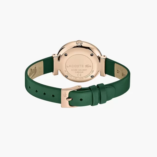 Montre Geneva Bracelet En Cuir Vert | Lacoste Best