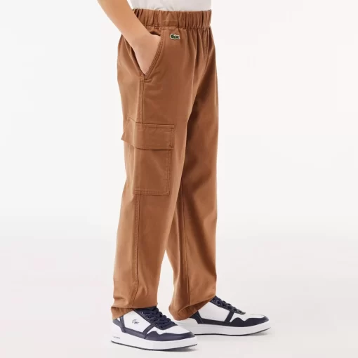 Pantalon Cargo En Gabardine Legere De Coton | Lacoste Hot