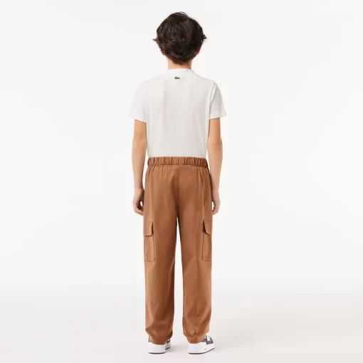 Pantalon Cargo En Gabardine Legere De Coton | Lacoste Hot