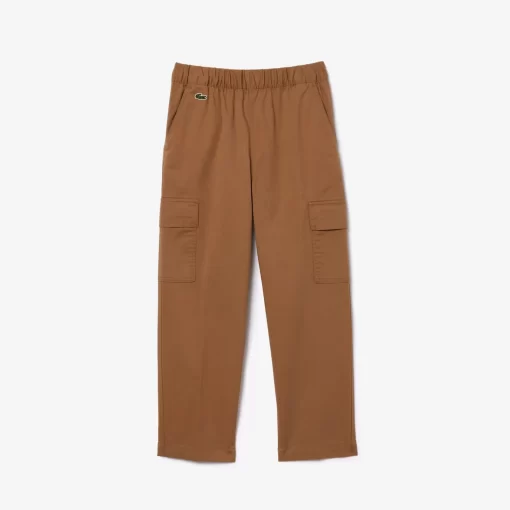 Pantalon Cargo En Gabardine Legere De Coton | Lacoste Hot