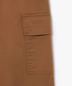 Pantalon Cargo En Gabardine Legere De Coton | Lacoste Hot