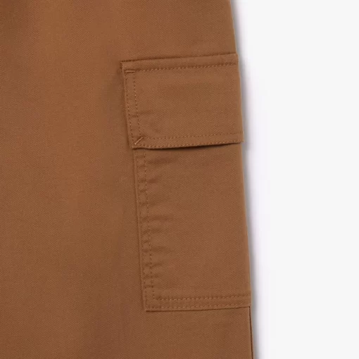 Pantalon Cargo En Gabardine Legere De Coton | Lacoste Hot