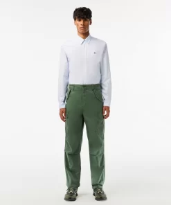 Pantalon Cargo Straight Fit En Coton | Lacoste Clearance