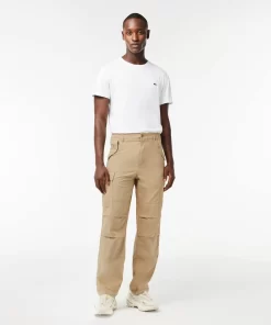 Pantalon Cargo Straight Fit En Coton | Lacoste Best