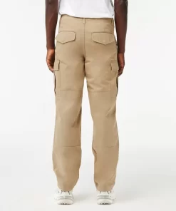 Pantalon Cargo Straight Fit En Coton | Lacoste Best