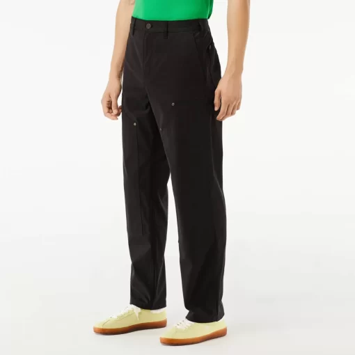 Pantalon Cargo Straight Fit En Twill De Coton | Lacoste Outlet