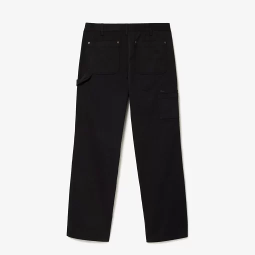 Pantalon Cargo Straight Fit En Twill De Coton | Lacoste Outlet