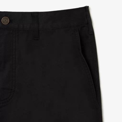 Pantalon Cargo Straight Fit En Twill De Coton | Lacoste Outlet