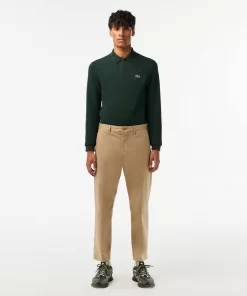 Pantalon Chino Fusele En Coton Stretch | Lacoste Fashion