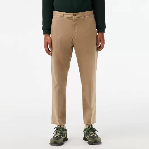 Pantalon Chino Fusele En Coton Stretch | Lacoste Fashion