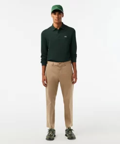 Pantalon Chino Fusele En Coton Stretch | Lacoste Fashion