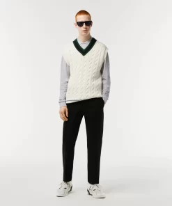 Pantalon Chino Fusele En Coton Stretch | Lacoste Fashion