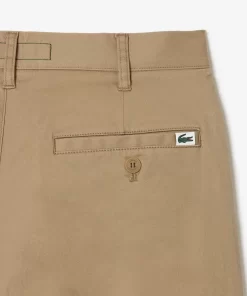 Pantalon Chino Fusele En Coton Stretch | Lacoste Fashion