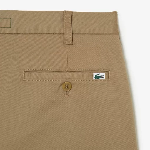 Pantalon Chino Fusele En Coton Stretch | Lacoste Fashion