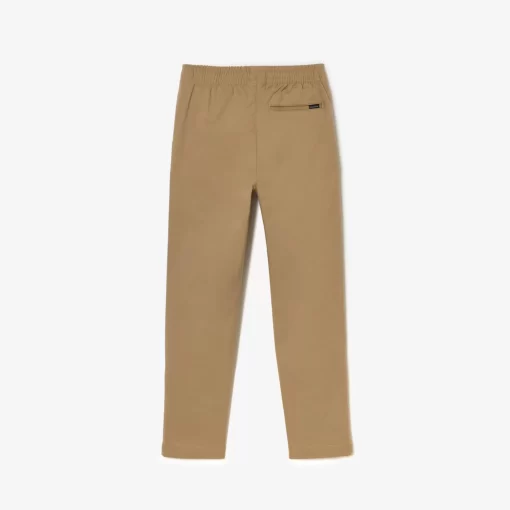 Pantalon Chino Garçon En Gabardine De Coton Stretch | Lacoste Best