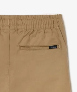 Pantalon Chino Garçon En Gabardine De Coton Stretch | Lacoste Best