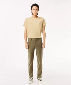 Pantalon Chino Slim Fit En Coton Stretch Biologique | Lacoste Flash Sale