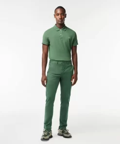 Pantalon Chino Slim Fit En Coton Stretch Biologique | Lacoste Shop