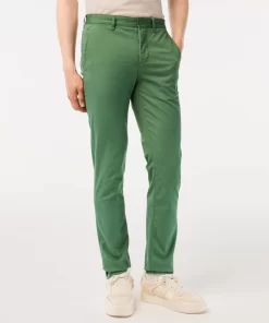 Pantalon Chino Slim Fit En Coton Stretch Biologique | Lacoste Discount