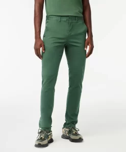 Pantalon Chino Slim Fit En Coton Stretch Biologique | Lacoste Shop