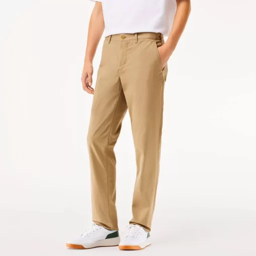 Pantalon Chino Slim Fit En Coton Stretch Biologique | Lacoste Best Sale