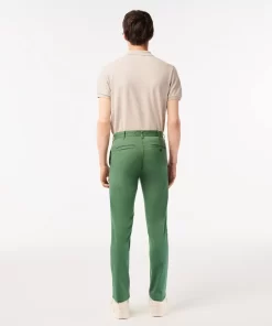 Pantalon Chino Slim Fit En Coton Stretch Biologique | Lacoste Discount