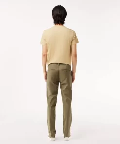 Pantalon Chino Slim Fit En Coton Stretch Biologique | Lacoste Flash Sale