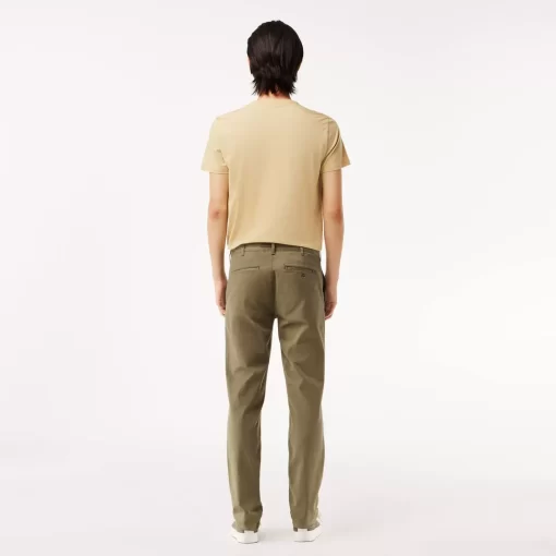 Pantalon Chino Slim Fit En Coton Stretch Biologique | Lacoste Flash Sale