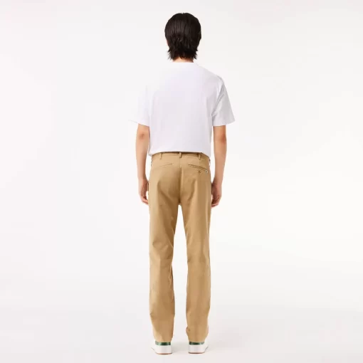 Pantalon Chino Slim Fit En Coton Stretch Biologique | Lacoste Best Sale